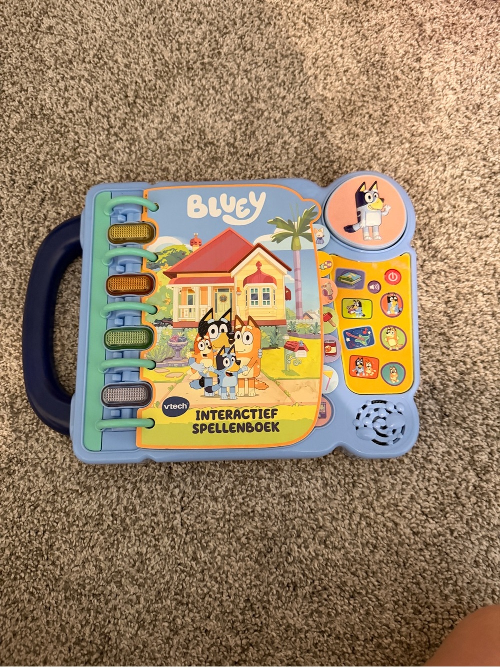 VTech Bluey Interactive Learning Book - Pastel Blue